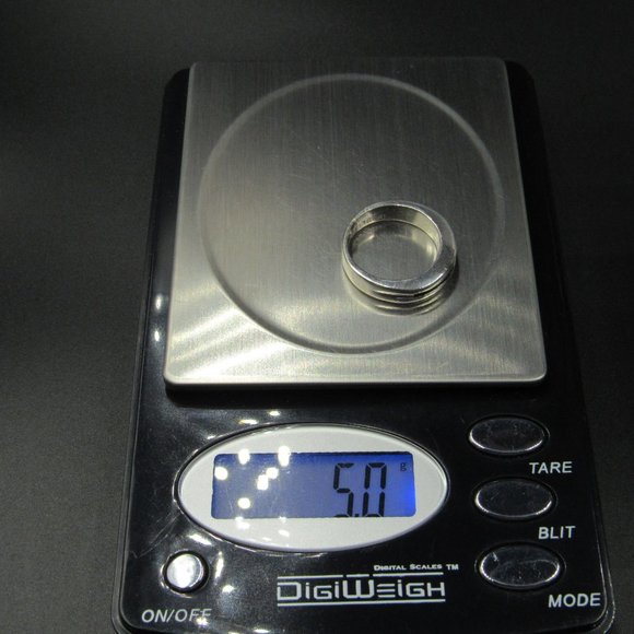 Size 6 Sterling Silver Thick Channel CZ Ring - Picture 8 of 8